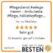 Pflegedienst Feelege Hamm – Ambulante Pflege, Palliativpflege & Hauswirtschaft - werkenntdenBESTEN.de Qualitätssiegel