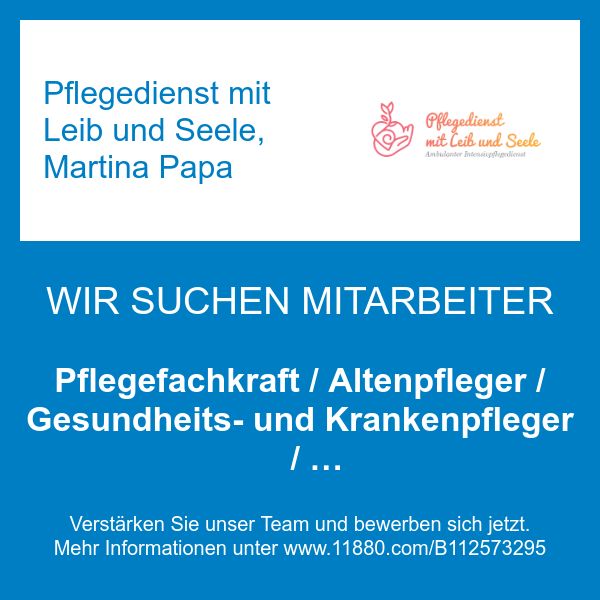 Pflegedienst mit Leib und Seele, Martina Papa - Pf …