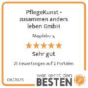 PflegeKunst - zusammen anders leben GmbH - werkenntdenBESTEN.de Qualitätssiegel