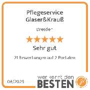 Pflegeservice Glaser&Krauß - werkenntdenBESTEN.de Qualitätssiegel