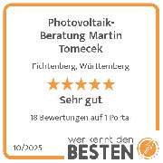 Photovoltaik-Beratung Martin Tomecek - werkenntdenBESTEN.de Qualitätssiegel