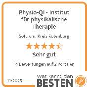 Physio-QI - Institut für physikalische Therapie - werkenntdenBESTEN.de Qualitätssiegel