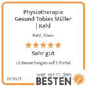 Physiotherapie Gesund Tobias Müller | Kehl - werkenntdenBESTEN.de Qualitätssiegel