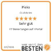 Pieks - werkenntdenBESTEN.de Qualitätssiegel