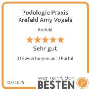 Podologie Praxis Krefeld Amy Vogels - werkenntdenBESTEN.de Qualitätssiegel