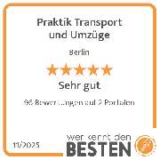 Praktik Transport und Umzüge - werkenntdenBESTEN.de Qualitätssiegel
