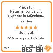 Praxis für Naturheilkunde und Hypnose in München Irmingard Scherer - werkenntdenBESTEN.de Qualitätssiegel