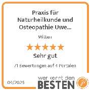 Praxis für Naturheilkunde und Osteopathie Uwe Zieten - werkenntdenBESTEN.de Qualitätssiegel