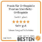 Praxis für Orthopädie Thomas Steinfeltz - Orthopäde - werkenntdenBESTEN.de Qualitätssiegel