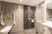 Premier Inn Hamburg City Hammerbrook Hotel - Premier Inn Germany accessible wetroom