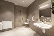 Premier Inn Heidelberg City Bahnstadt Hotel - Premier Inn Germany accessible wet room
