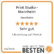 Print Studio - Mannheim - werkenntdenBESTEN.de Qualitätssiegel