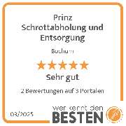 Prinz Schrottabholung und Entsorgung - werkenntdenBESTEN.de Qualitätssiegel