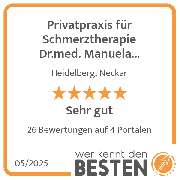Privatpraxis für Schmerztherapie Dr.med. Manuela Gonzalez-Staatz - werkenntdenBESTEN.de Qualitätssiegel