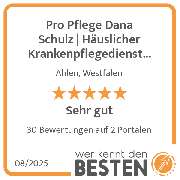 Pro Pflege Dana Schulz | Häuslicher Krankenpflegedienst | Wundexperten ICW - werkenntdenBESTEN.de Qualitätssiegel