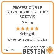 PROFESSIONELLE FAHRZEUGAUFBEREITUNG REIZOVIC - werkenntdenBESTEN.de Qualitätssiegel