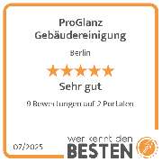 ProGlanz Gebäudereinigung - werkenntdenBESTEN.de Qualitätssiegel