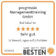 progressio Managementtraining GmbH - werkenntdenBESTEN.de Qualitätssiegel