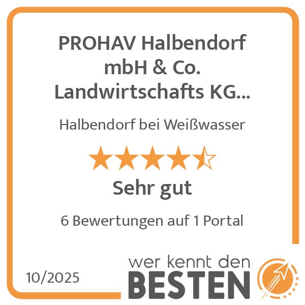 PROHAV Halbendorf mbH & Co. Landwirtschafts KG Gef …
