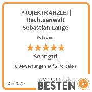 PROJEKTKANZLEI | Rechtsanwalt Sebastian Lange - werkenntdenBESTEN.de Qualitätssiegel