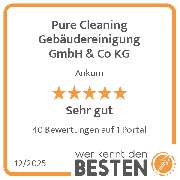 Pure Cleaning Gebäudereinigung GmbH & Co KG - werkenntdenBESTEN.de Qualitätssiegel