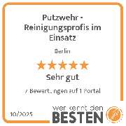 Putzwehr - Reinigungsprofis im Einsatz - werkenntdenBESTEN.de Qualitätssiegel