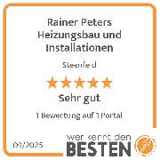 Rainer Peters Heizungsbau und Installationen - werkenntdenBESTEN.de Qualitätssiegel
