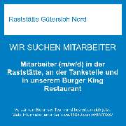 Raststätte Gütersloh Nord - Mitarbeiter (m/w/d) in der Raststätte, an der Tankstelle und in unserem Burger King Restaurant