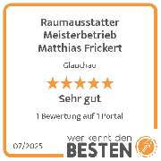 Raumausstatter Meisterbetrieb Matthias Frickert - werkenntdenBESTEN.de Qualitätssiegel