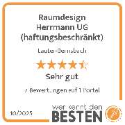 Raumdesign Herrmann UG (haftungsbeschränkt) - werkenntdenBESTEN.de Qualitätssiegel