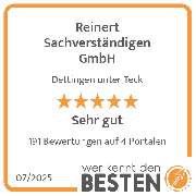 Reinert Sachverständigen GmbH - werkenntdenBESTEN.de Qualitätssiegel