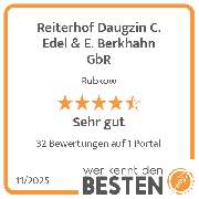 Reiterhof Daugzin C. Edel & E. Berkhahn GbR - werkenntdenBESTEN.de Qualitätssiegel