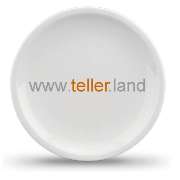 Teller mit meiner Webadresse