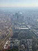 Blick auf die Skyline von Frankfurt 