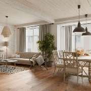 RhineRender GmbH - 3D Visualisierung Wohnzimmer