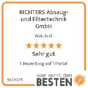 RICHTERS Absaug- und Filtertechnik GmbH - werkenntdenBESTEN.de Qualitätssiegel