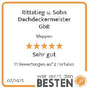 Rittstieg u. Sohn Dachdeckermeister GbR - werkenntdenBESTEN.de Qualitätssiegel