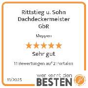 Rittstieg u. Sohn Dachdeckermeister GbR - werkenntdenBESTEN.de Qualitätssiegel