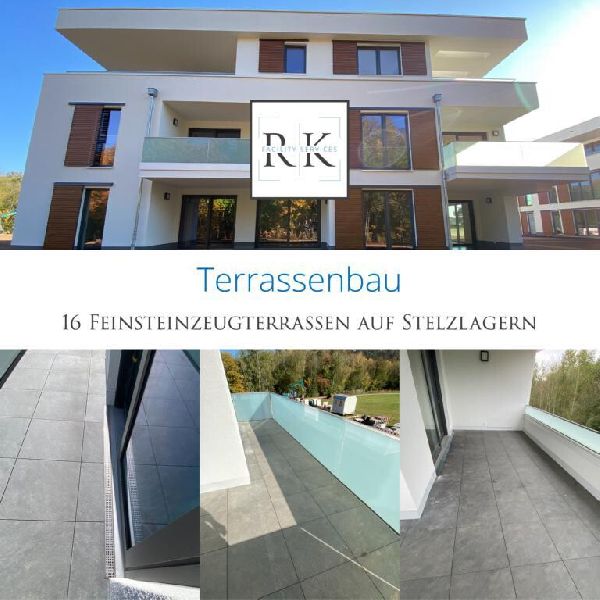 RK Facility Services - Bau von 16 Terrassen Feinst …