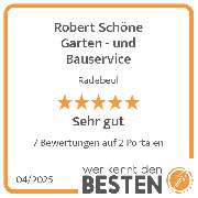 Robert Schöne Garten - und Bauservice - werkenntdenBESTEN.de Qualitätssiegel