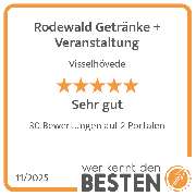 Rodewald Getränke + Veranstaltung - werkenntdenBESTEN.de Qualitätssiegel