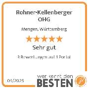 Rohner-Kellenberger OHG - werkenntdenBESTEN.de Qualitätssiegel