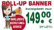 Roll-Up Banner inkl. Gestaltung | https://roll-up-banner24.de