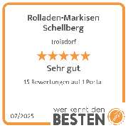 Rolladen-Markisen Schellberg - werkenntdenBESTEN.de Qualitätssiegel