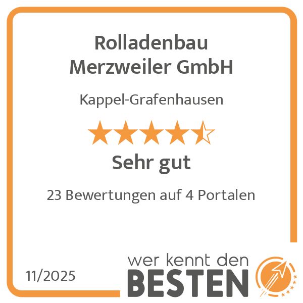 Rolladenbau Merzweiler GmbH - werkenntdenBESTEN.de …