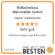 Rolladenbau Merzweiler GmbH - werkenntdenBESTEN.de Qualitätssiegel