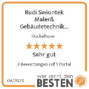 Rudi Swiontek Maler& Gebäudetechnik GmbH - werkenntdenBESTEN.de Qualitätssiegel