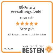 RÜ-Finanz Verwaltungs GmbH - werkenntdenBESTEN.de Qualitätssiegel