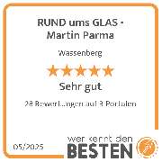 RUND ums GLAS - Martin Parma - werkenntdenBESTEN.de Qualitätssiegel