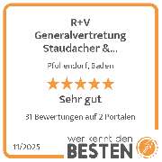 R+V Generalvertretung Staudacher & Niedermaier OHG - werkenntdenBESTEN.de Qualitätssiegel